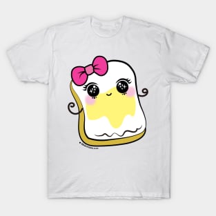 bread and butter cartoon, cute kawaii illustration T-Shirt